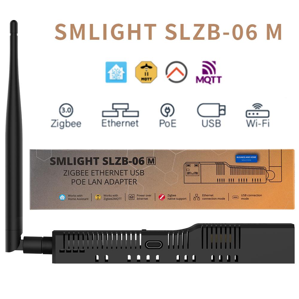 

SMLIGHT SLZB-06 – A Zigbee 3.0 to Ethernet, USB, and WiFi adapter with PoE support, works with Zigbee2MQTT, ZHA,Home Assistant Other