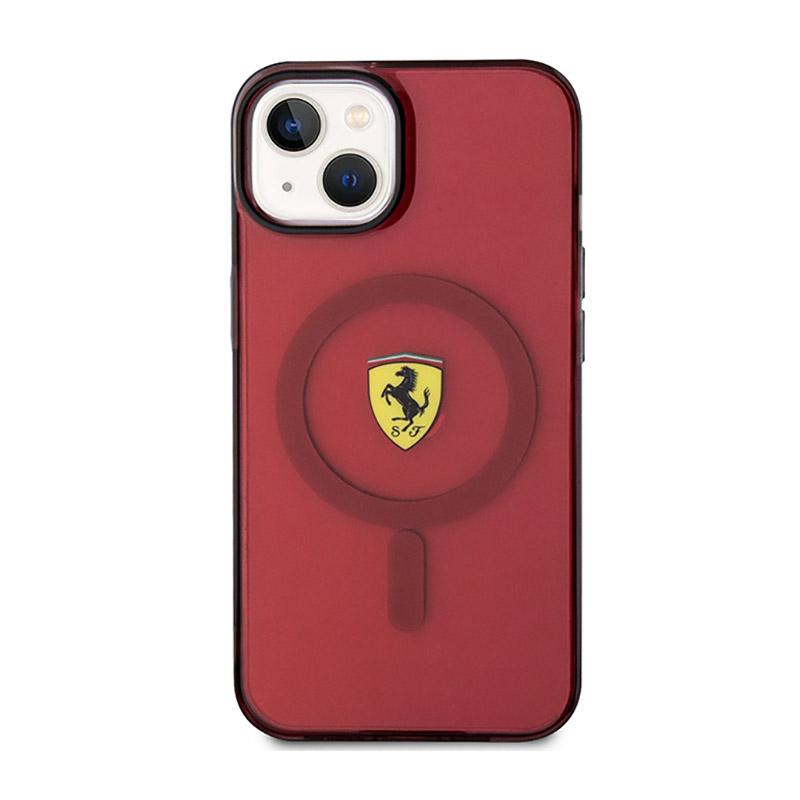 Ferrari Translucent Magsafe - Etui Iphone 14 (Czerwony)