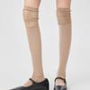 See-through detail knee-high socks 4 colors