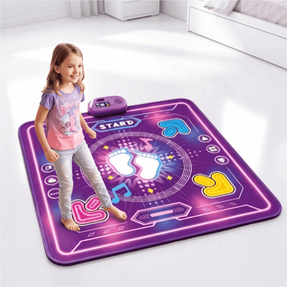 Double Players Mode Electronic Dance Mat Wireless Bluetooth Music Dance Mat  Indoor Toy