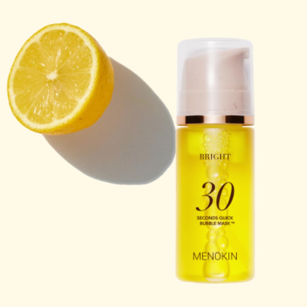 Menokin 30-Second Quick Bubble Mask (6 Types) - Korean Skincare, Instant Glow, 30s Mask
