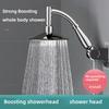 Bathroom High Pressure 6 /8 Inch Square/Round Rainfall Shower Head 360° Rotation Sprayer Hand Held Shower Head Accessories