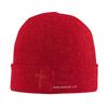 Jesus Cross Beanie Hats Skullies Beanies Jesus Saved My Life Knitted Hat Unisex Warm Soft Caps Autumn Winter Trendy Bonnet Hats