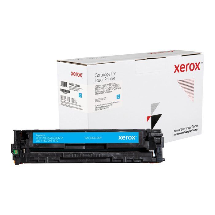 Toner Compatible - Xerox - 006R03809 - Cyan - Compatible avec HP 131A/125A/128A - Laser