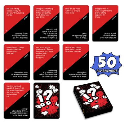 Truth or Dare Adventure-themed Game Cards for Adult Interactive Gameplay for Gatherings