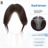 Real Human Hair Women's Toppers with No Show Seam Stickers for Instant Hair Volume and Repair Daily