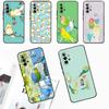 Chubby Cockatiel Parrot Bird Phone Case For Samsung Galaxy A13,A21s,A22,A31,A32,A52,A53,A71,A80,A91 Soft Black Phone Cover