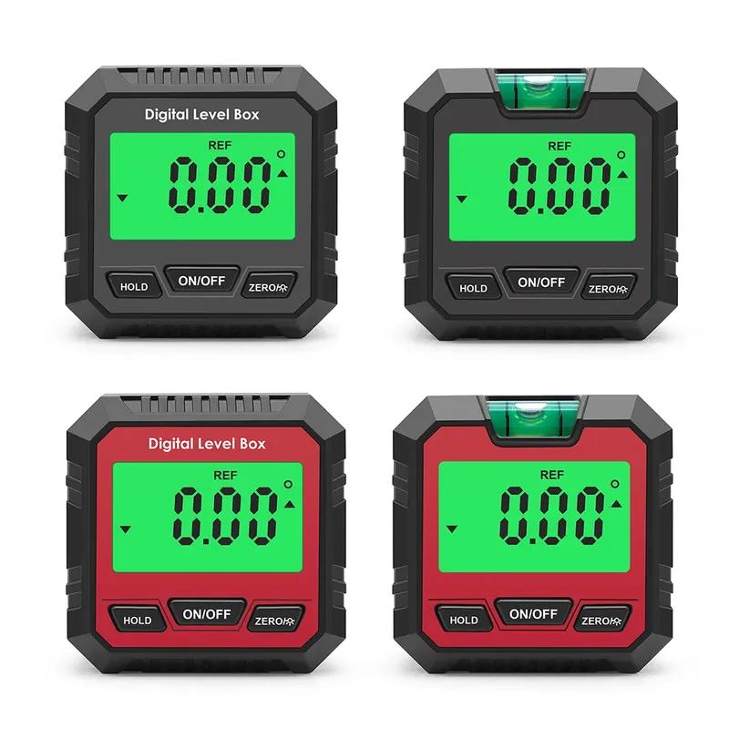 Inclinometer with Backlight and Magnetic Base Electronic Level and Angle Gauge for Woodworking Carpentry Building Masonry