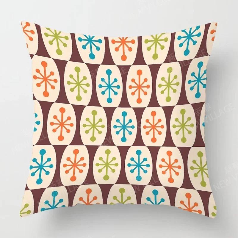 Nordic Fall Home Decor Autumn Throw Pillow Case Sofa Cushion Cover Modern  Geometry