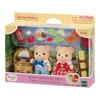 Sylvanian Families Doll Furniture Set Biscuit Bear Siblings - Picnic Lunch FS-60 ST Mark Certified Ages 3 Up Toy Dollhouse. EPOCH.
