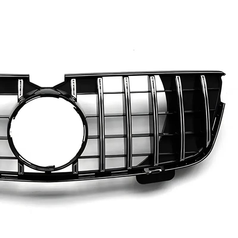 For Mercedes GL X164 2010-2012 GL350 GL450 Front Grille Glossy Black Sport Mesh Car Styling Replacement Parts Auto Accessories