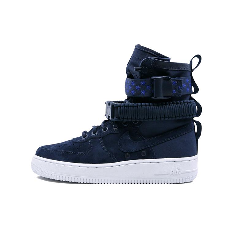 New Nike Sf Air Force 1 High 'Midnight Navy' Women's 857872-401