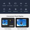 4K HD Touchscreen Dual-Screen Action Camera, DV, WIFI Remote Control, Outdoor Waterproof Video Camera, Diving Camera