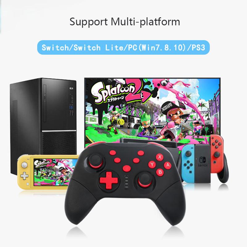 Wireless BT Gamepad Control for Switch Pro Lite PC PS3 Android Video Game Controller Accessories Joystick Handle