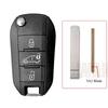 Para Peugeot 208 2008 301 308 508 5008 Rcz Expert Para Citroen C-Elysee C4-Cactus C3/Carcasa de Llave de Coche