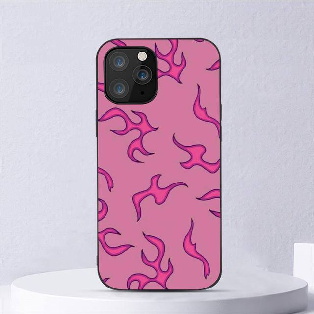 

Чехол для телефона Blue Red Flame Fire для Iphone 11 12 Mini 13 14 Pro Xs Max X 8 7 6s Plus 5 Se Xr Shell iPhone8