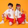 Ethnische Hanfu-Sommergarnitur für Jungen - Chinesischer Stil Schulchor & Abschlussuniform