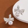 Luxury and Fashion High-end Style Pearl Bowknot Earrings for Women, Necklaces for Ladies, Earrings for Girls