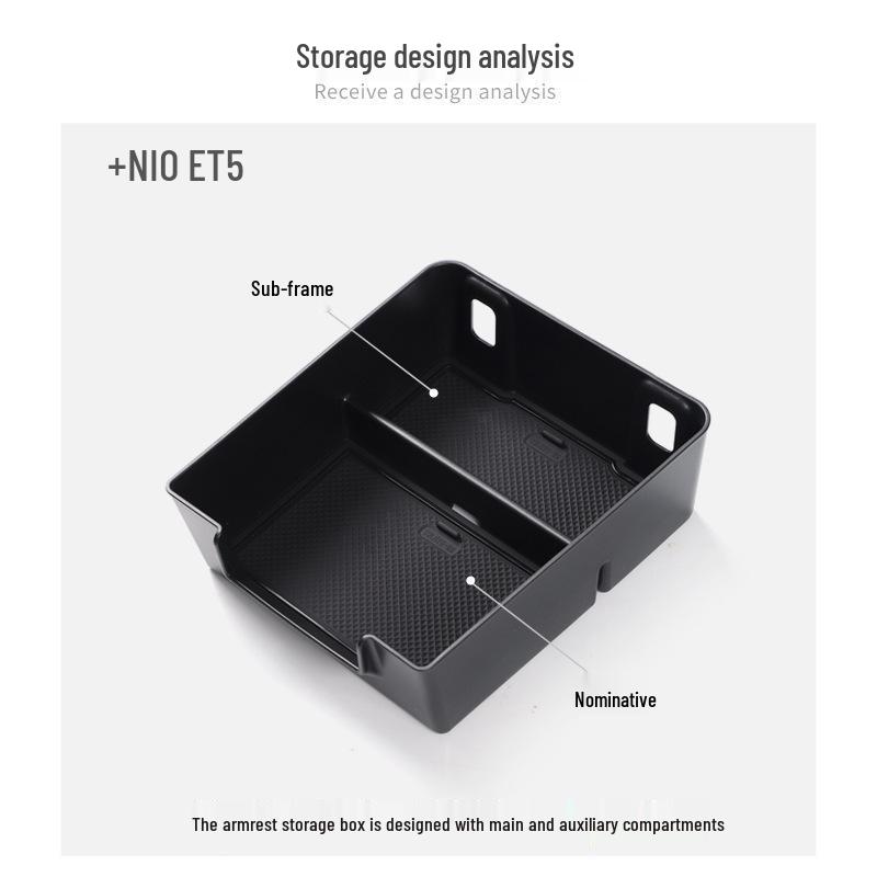 NIO ET5T Center Console Armrest Storage Box: 22-25 Special Car Accessories