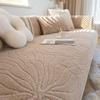 Winter Plush Sofa Cushion with Cat Sense Cream Thickened Non-Slip Cover Simple Modern Solid Cushion for Cozy Home