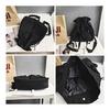 [SURCHAR] Drawstring Tote Bag, Nylon Backpack, Women's Handbag, Rucksack, Shoulder, 2WAY, Light, Large Capacity, Casual, Plain, Stylish, Cute, Girls,