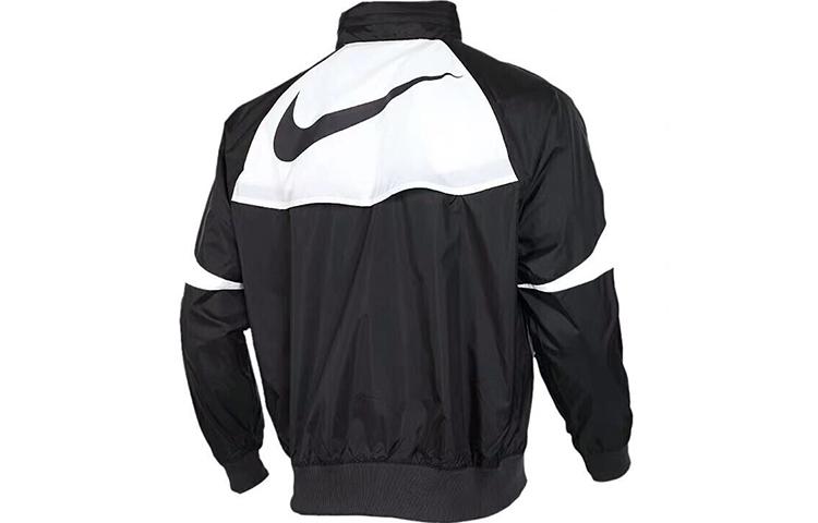 Nike Jackets Men's Black White Stand Collar Moderate Other CN8771-011