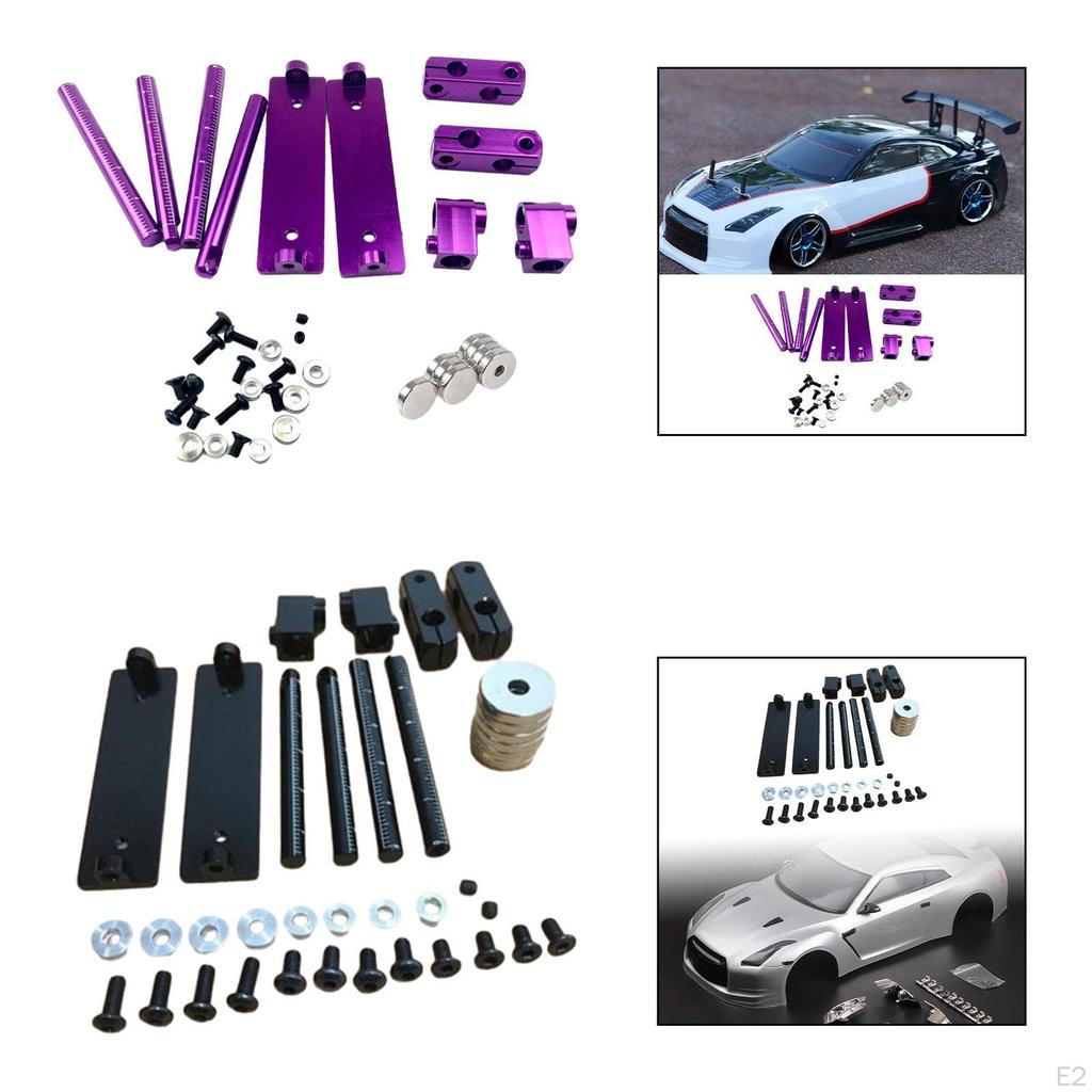 1/10 RC Adjustable Body Post Mount Kit Aluminum Alloy Parts for 416