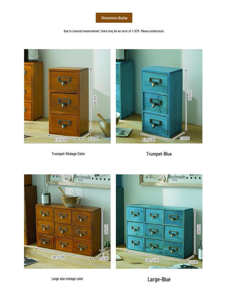 Aufbewahrungsbox aus Massivholz mit Schublade – Moderner Stil für die Organisation von Zuhause und Schlafzimmer