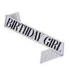 Birthday Girl Sash Glitter Design Party Accessory Suitable for Birthday Celebrations and Special Occasion Decorations