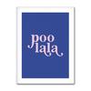 Fun Colored Text Bathroom Identification Series Poster Print Canvas Art Pictures Home for Wall Modern Decor Frameless Painting