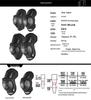 Tang Jun Men's Motorcycle Riding Knee & Elbow Pads