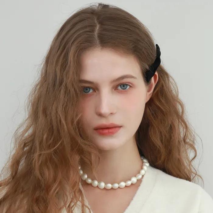[Hair Pin] [Gift Recommendation]_Black Tie Ribbon Hair Pin