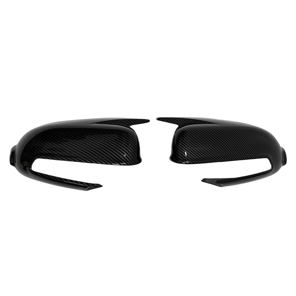 For Hyundai Kona 2018 - ABS Car Rearview Side Mirror Cover Wing Cap Exterior Door Housing Trim Adhesive Sticker
