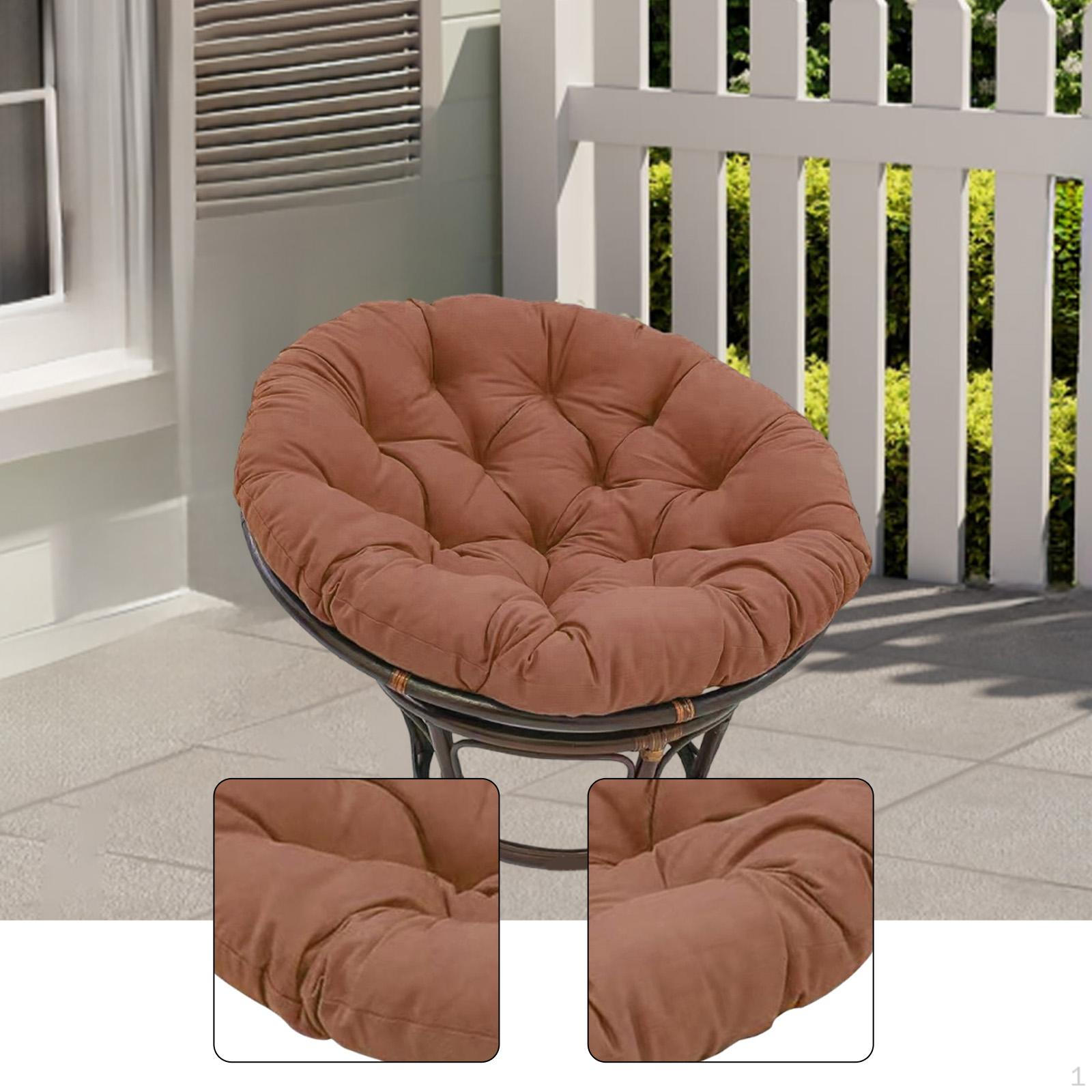 

Подушка для кресла-качалки, подушка для сиденья подвесной корзины, для использования на открытом воздухе коричневый