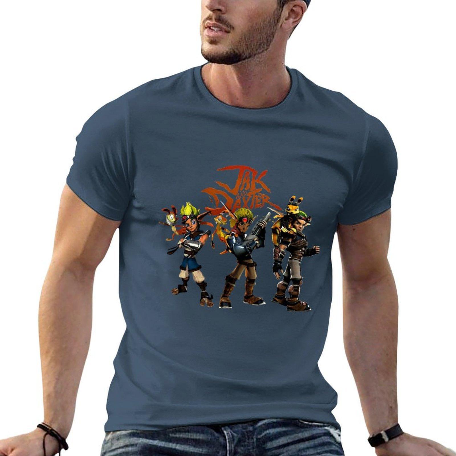 Jak and Daxter Unisex T Shirt TShirt t shirts for man slim fit t shirt man casual TShirt S