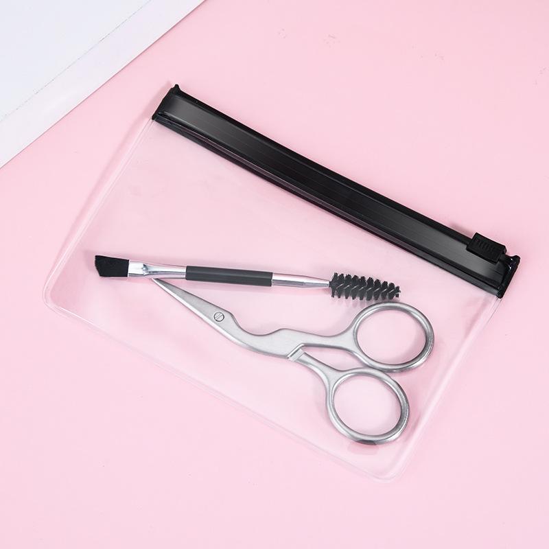 2-17 PCS Eyebrow Trimmer Set Eyebrow Razor Scraping Eyebrow Comb Razor Eyebrow Clip Scissors Tweezers Makeup Tools Sets