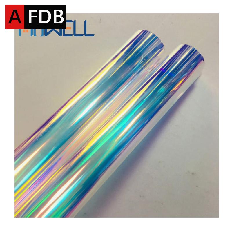 Film de Fenêtre Iridescent Décoratif Auto-adhésif Film pour Verre Effet Caméléon Arc-en-ciel pour Décoration de Maison Autocollant de Fenêtre Dichroïque DIY