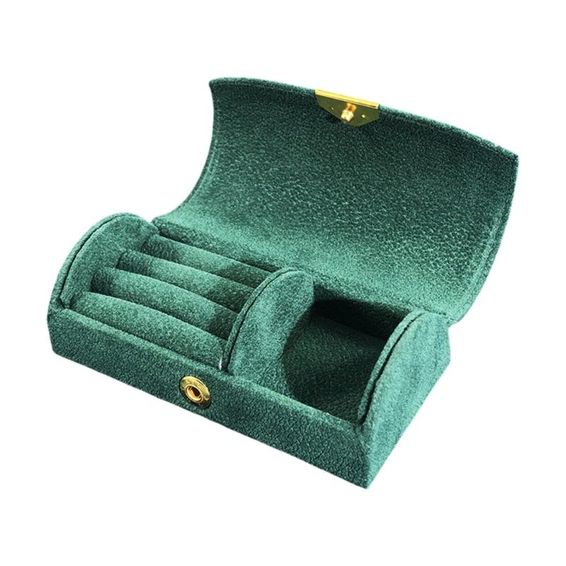 Multipurpose Small Jewelry Box Home Accessory For Ladies Portable Storage Solution with Initial and Florals Designs