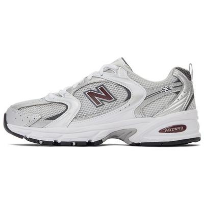 530 Silber Burgund Unisex Sneakers MR530GS