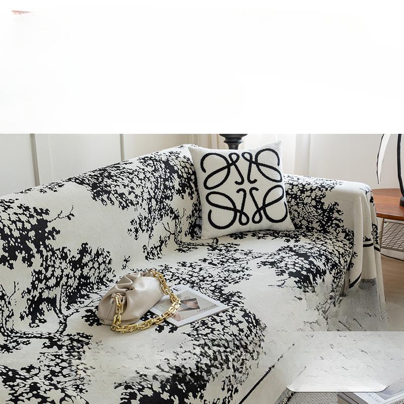 Chenille Jacquard Sofa Towel Four Seasons Universal Anti-Scratching Sofa Cover Cloth Whole All Wrapped Cover Cover Full-Cover Sofa Cushion