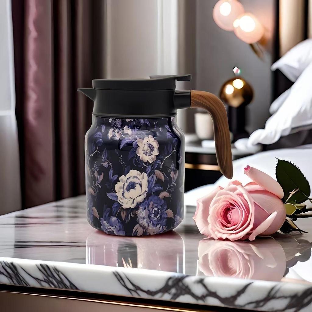 316 Stainless Steel Stewed Teapot: Tea/Water Separator for Home & Office with Simple Design