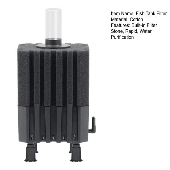 Yousheng Fish Tank Filter Rapid Water Purification Sponge Filter Quiet Efficient Aquarium Purifier Fish Tank Supply