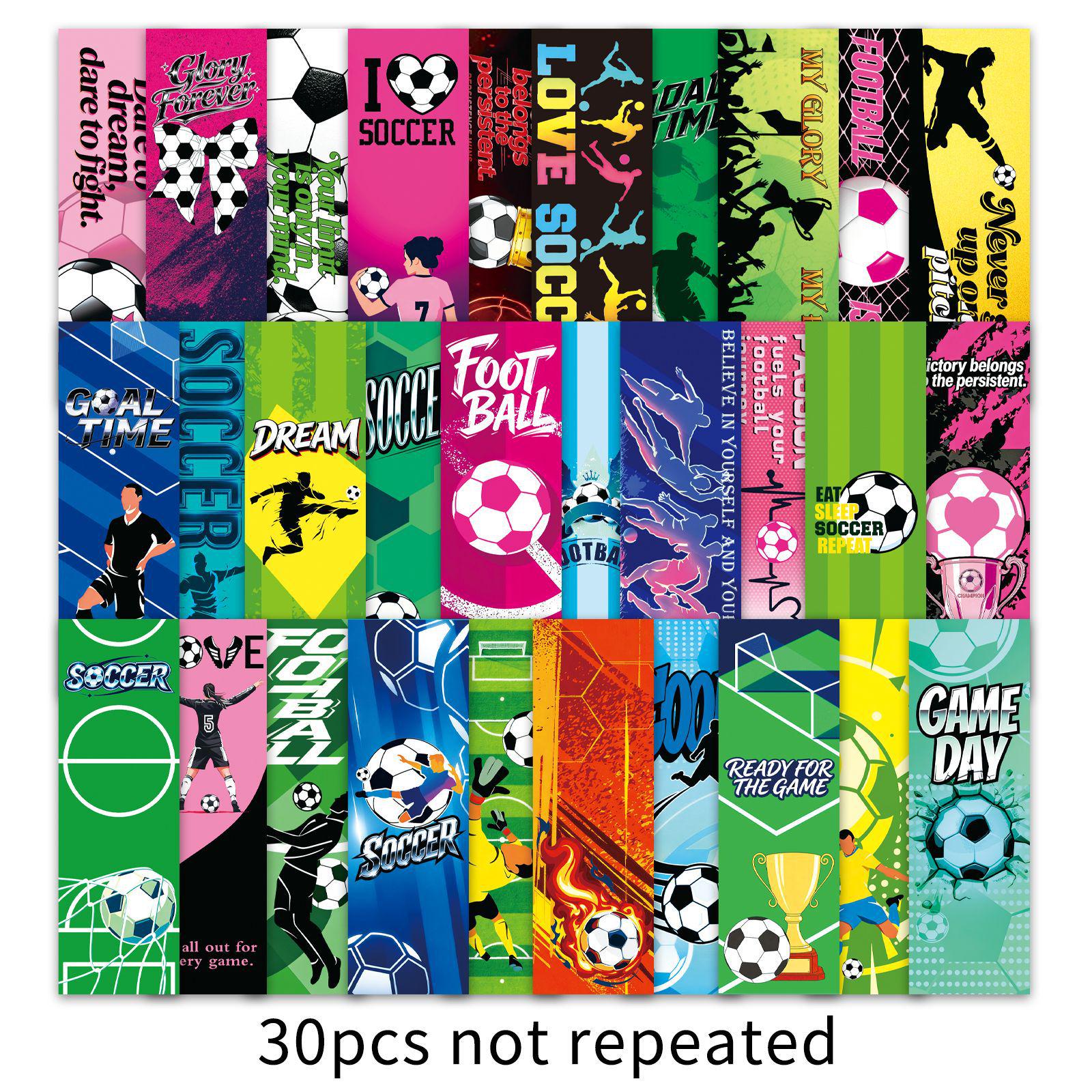 30 Sports-Themed Football Graffiti Bookmarks for Fun Reading