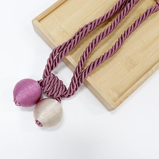 2 Pezzi Corda per Tende, Decorativa Annodatura Fatta a Mano, Cordini per Tenere Aperte le Tende per Soggiorno Camera da Letto Finestra Tende Trasparenti