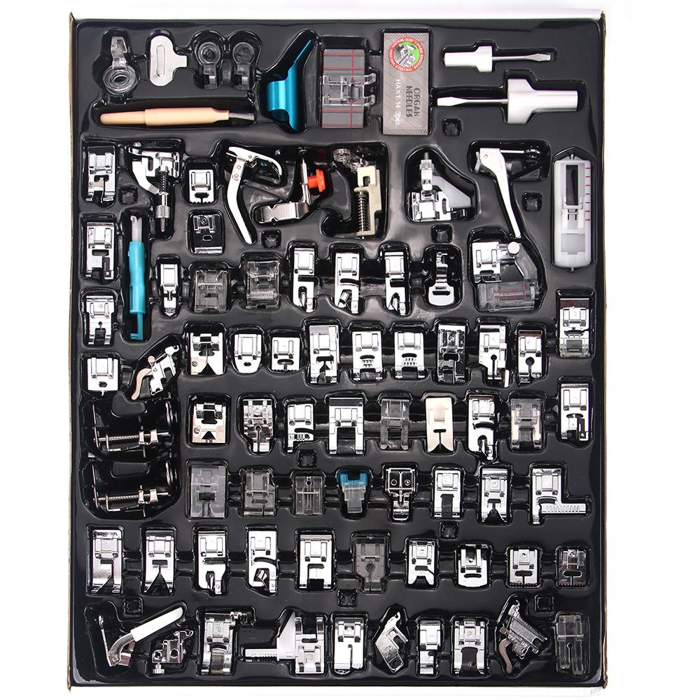 Nähmaschinen-Nähfuß-Set, Kompatibles Ersatz-Stich-Quilting-Nähfuß-Set, Haushalts-Nähmaschinen-Zubehör