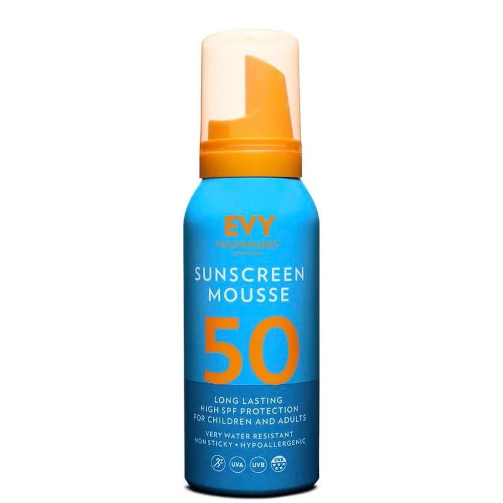 EVY Technology Sunscreen Mousse Face & Body SPF50, 100ml