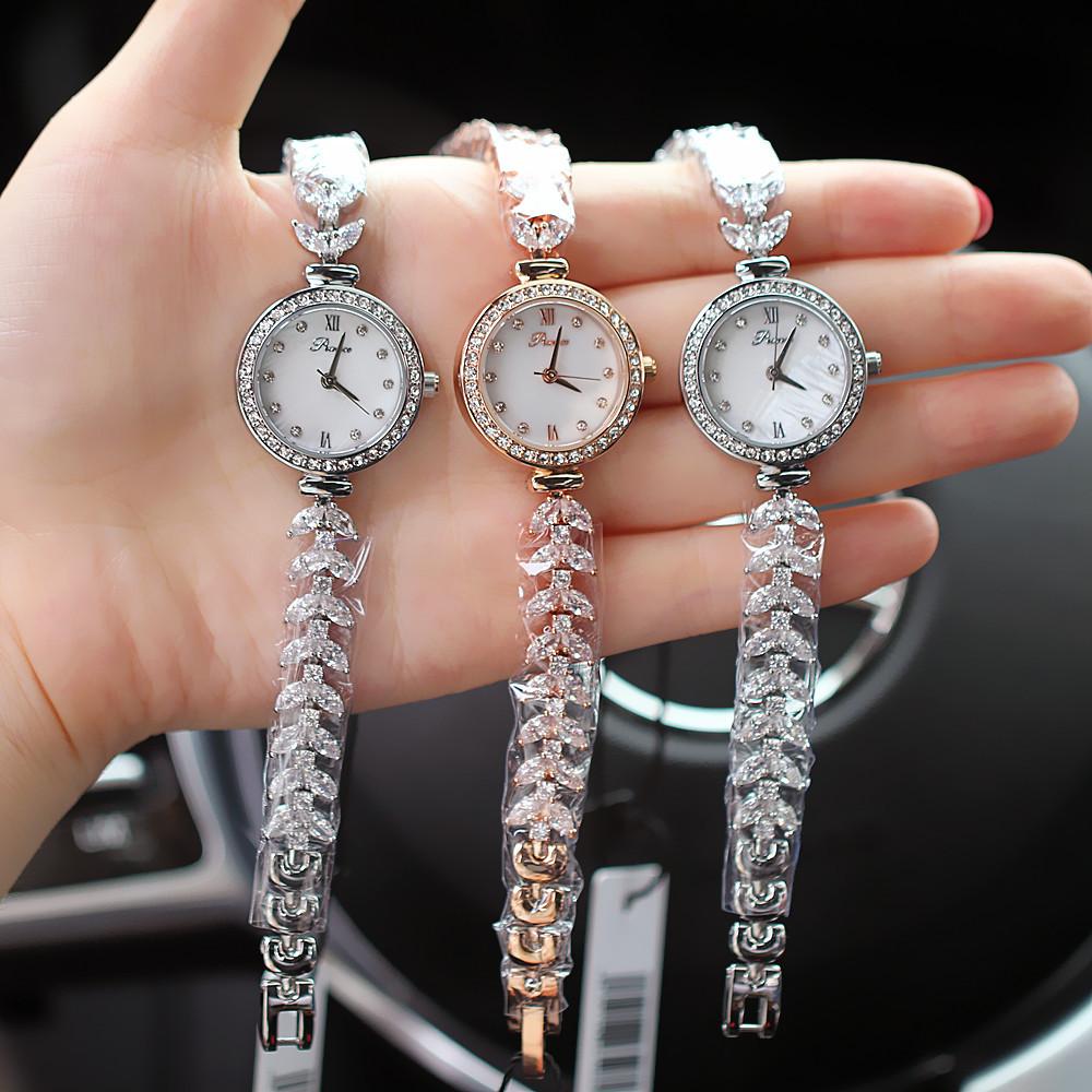 Ladies Watch Fashion Fishbone Chain Quartz Waterproof Watch Pointer Diamond Bracelet Watch Female