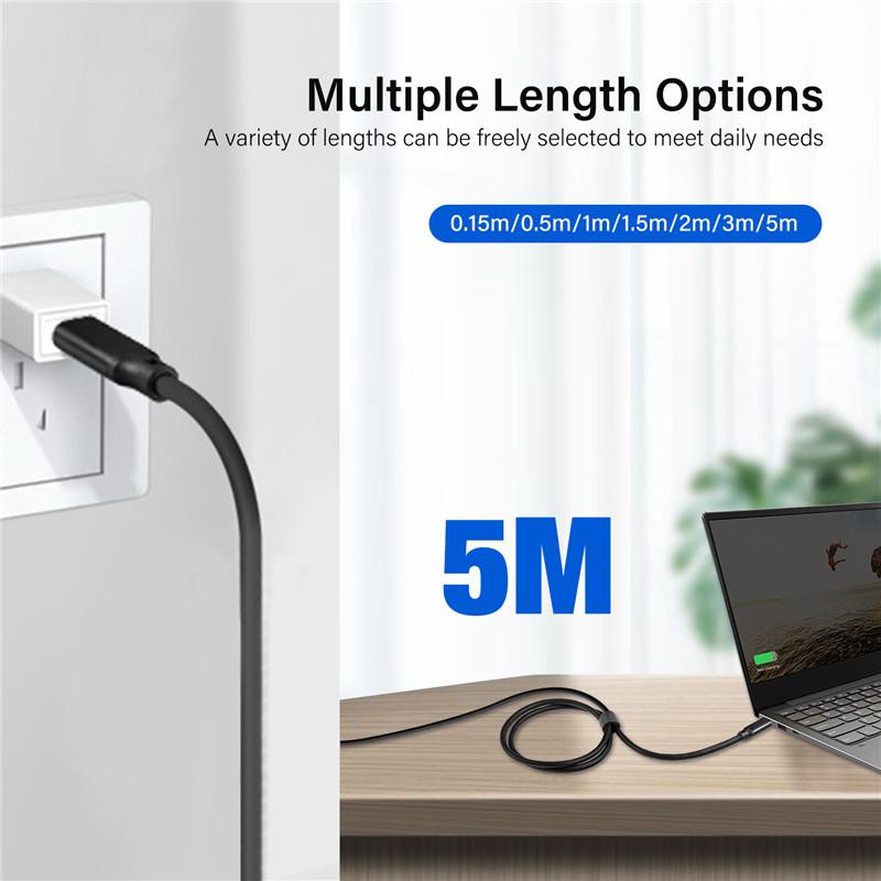 Full function 20Gbps Type C Cable USB3.2 gen2 *2 USB C 20G Data Transfer Cord USB 3 100W Fast Charge Cable 4K For Hub MacBook 5M