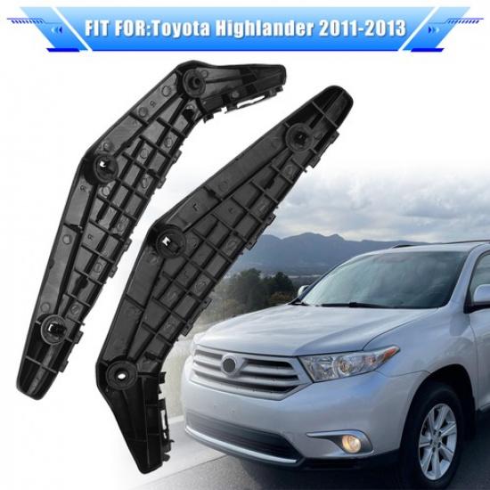 For 2011-13 Toyota Highlander Front Bumper Retainer Mounting Brackets Right Left