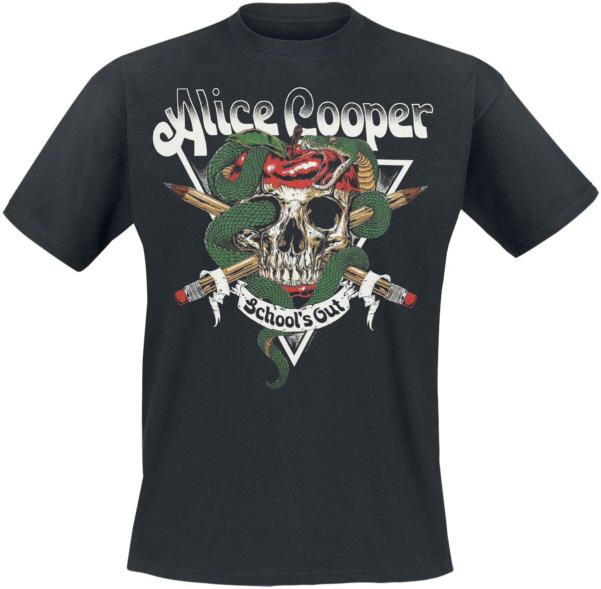 Alice Cooper Grafik Baumwolle Band Shirt Unisex Sommer Kurzarm Modemarke T-Shirt Luxus Lässig Vintage 3XL